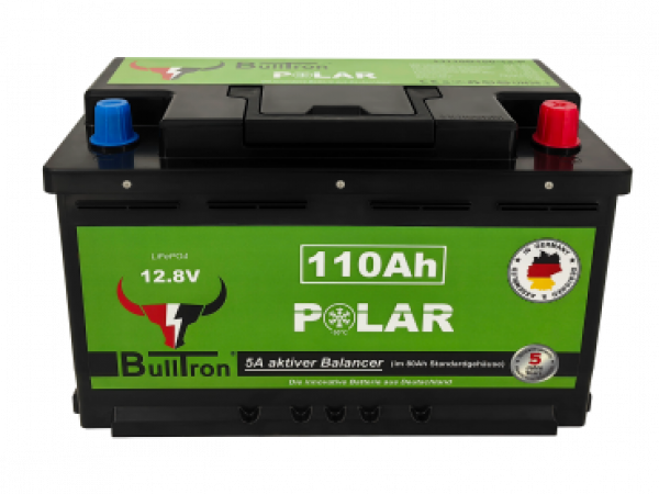 110Ah Bulltron Polar LiFePO4 12.8V Akku mit Smart BMS, Bluetooth App und Heizung